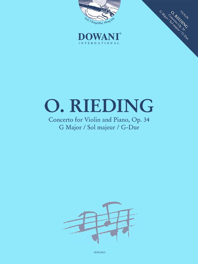 Concerto for Violin and Piano, Op. 34 - G Major / Sol majeur / G-Dur noty pro housle a klavír